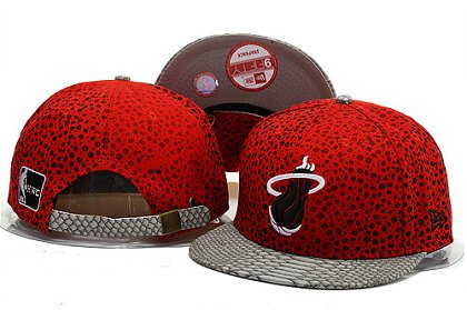 Miami Heat Snapback Hat YS B 140802 19